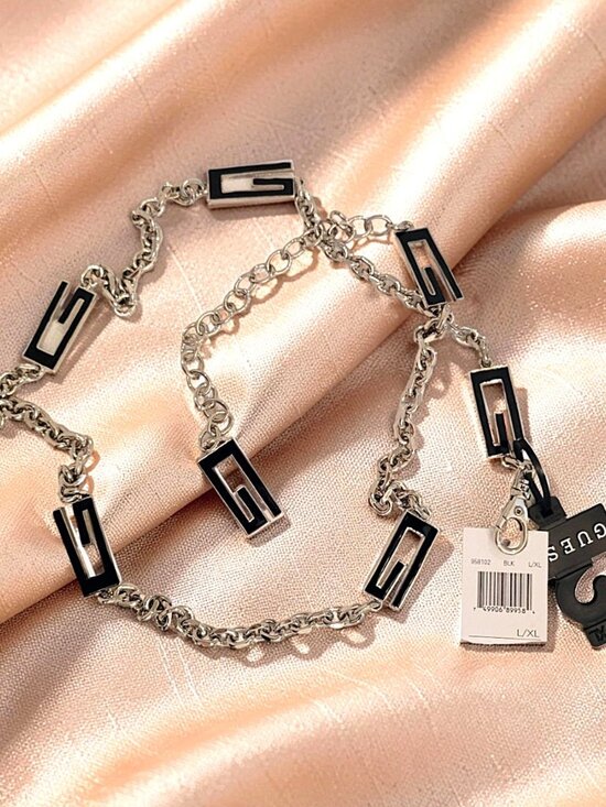 Guess Accessories - NWT Guess Logo Chain Belt L/XL